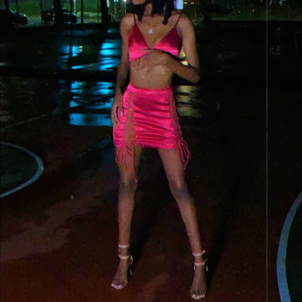 Pink 2 piece